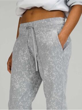 lululemon athletica Light Gray Printed Joggers